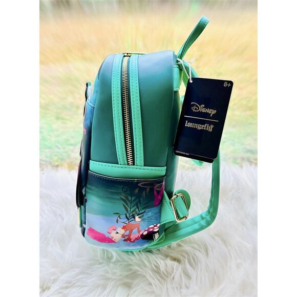 *NEW LE* Loungefly Disney Alice In Wonderland Fiction Collection Mini Backpack - Picture 2 of 4